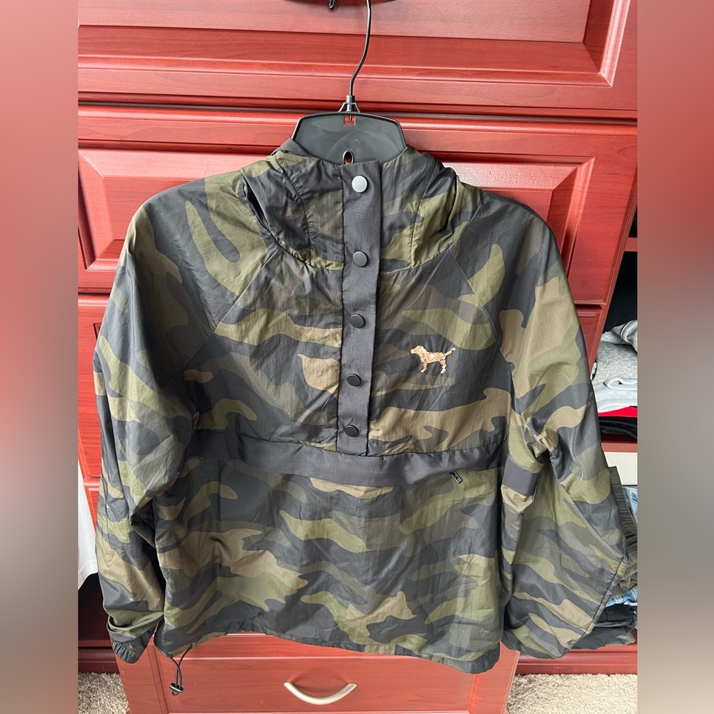 Victoria’s Secret Pink Camo Bling Anorak
